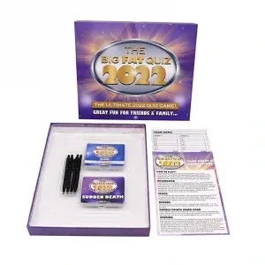 The Big Fat Quiz 2022 Matching Question Board Game Printing